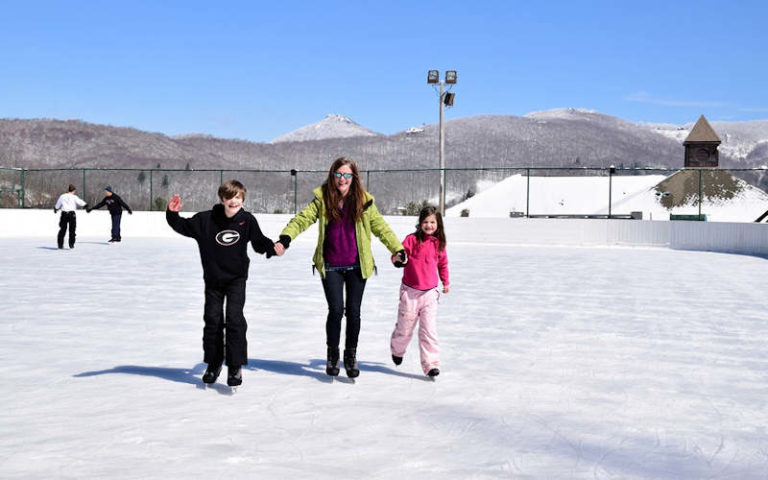 Ice Skating at Sugar Mountain - Sugar Mountain, North Carolina