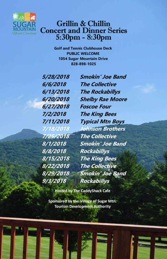 Summer Concerts Sugar Mountain, North Carolina