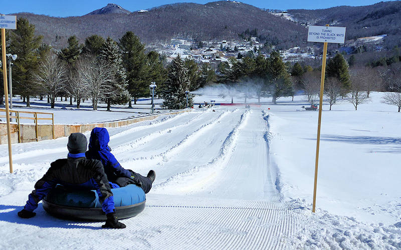 Sugar Mountain Snow Tubing Park Near Banner Elk