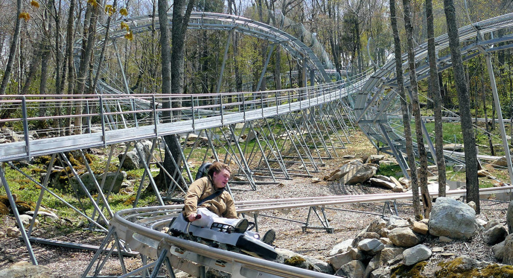 Wilderness Run Alpine Coaster Sugar Mountain, North Carolina