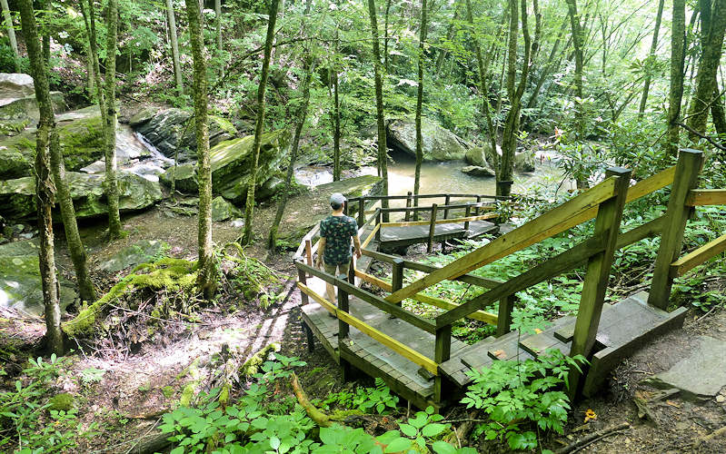 Trail to Crab Orchard Falls