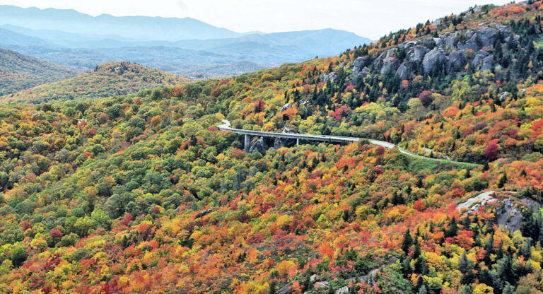 First Fall Colors in the NC Blue Ridge Mountains - Sugar Mountain 2021