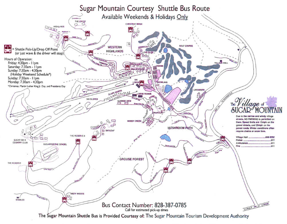 Free Sugar Bus Ski Shuttle - Sugar Mountain NC