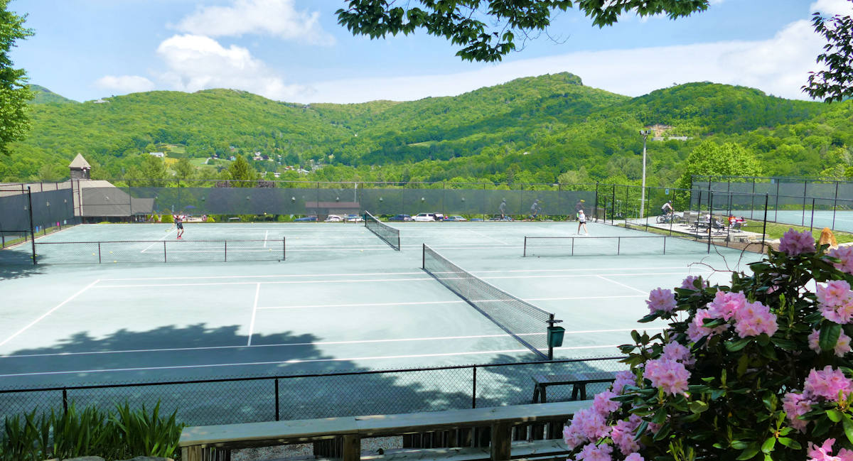 Sugar Mountain Tennis Club Public Courts NC Blue Ridge