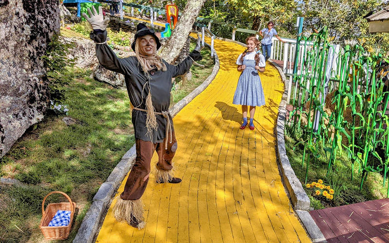 Land of Oz Park Yellow Brick Road