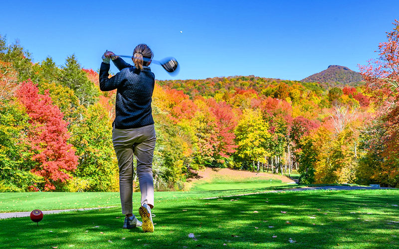 Sugar Mountain Golf Course Fall Color