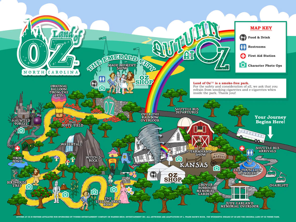 Oz Festival Map